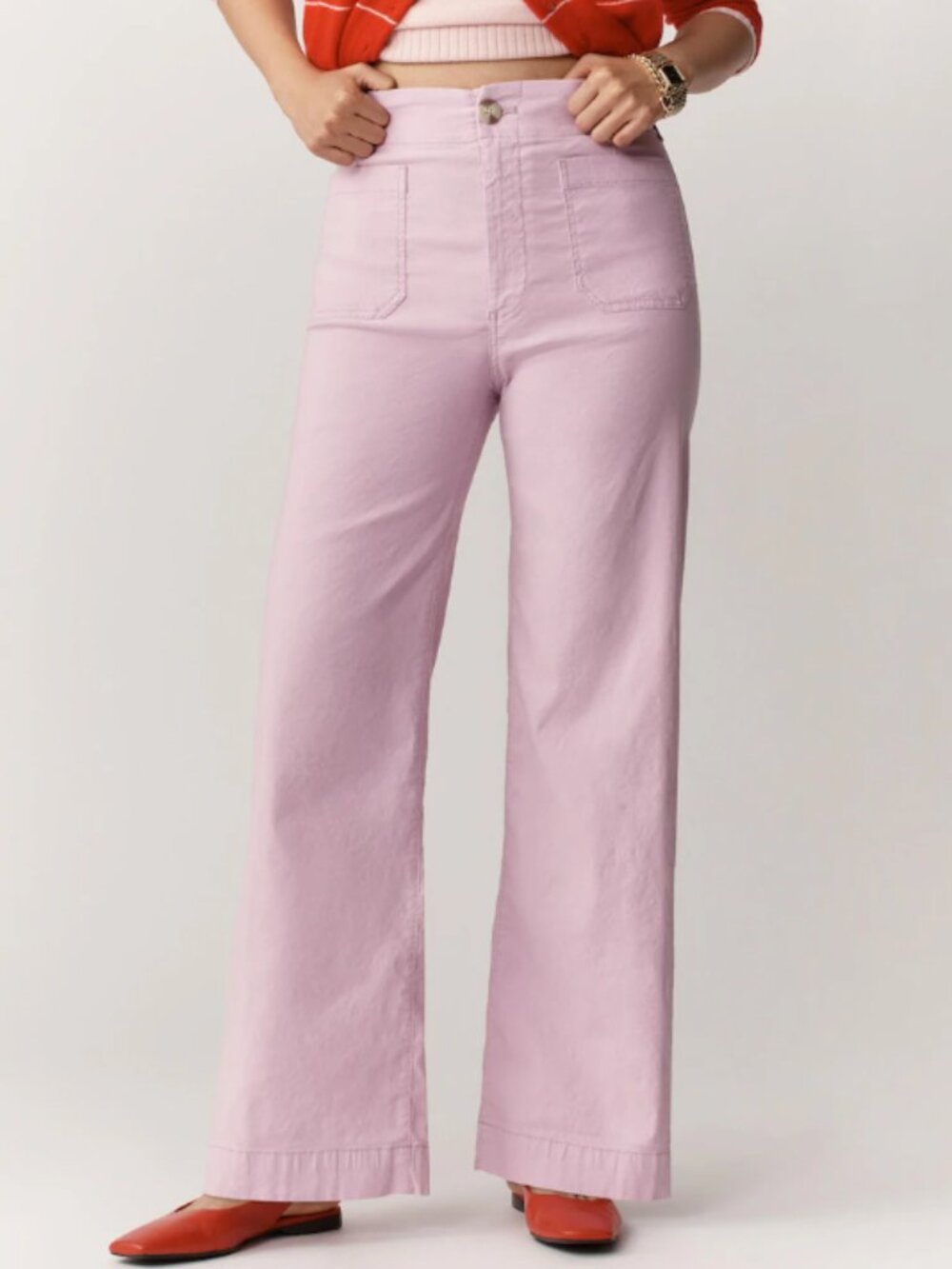 Anthropologie Maeve The Colette Wide-Leg Trousers